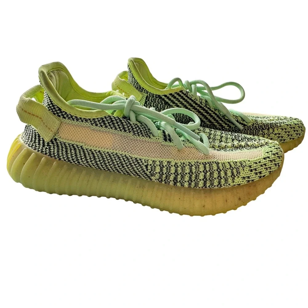 Adidas Yeezy Boost 350 V2 Yeezreel Non-Reflective Neon Green FX4130 Mens 5.5